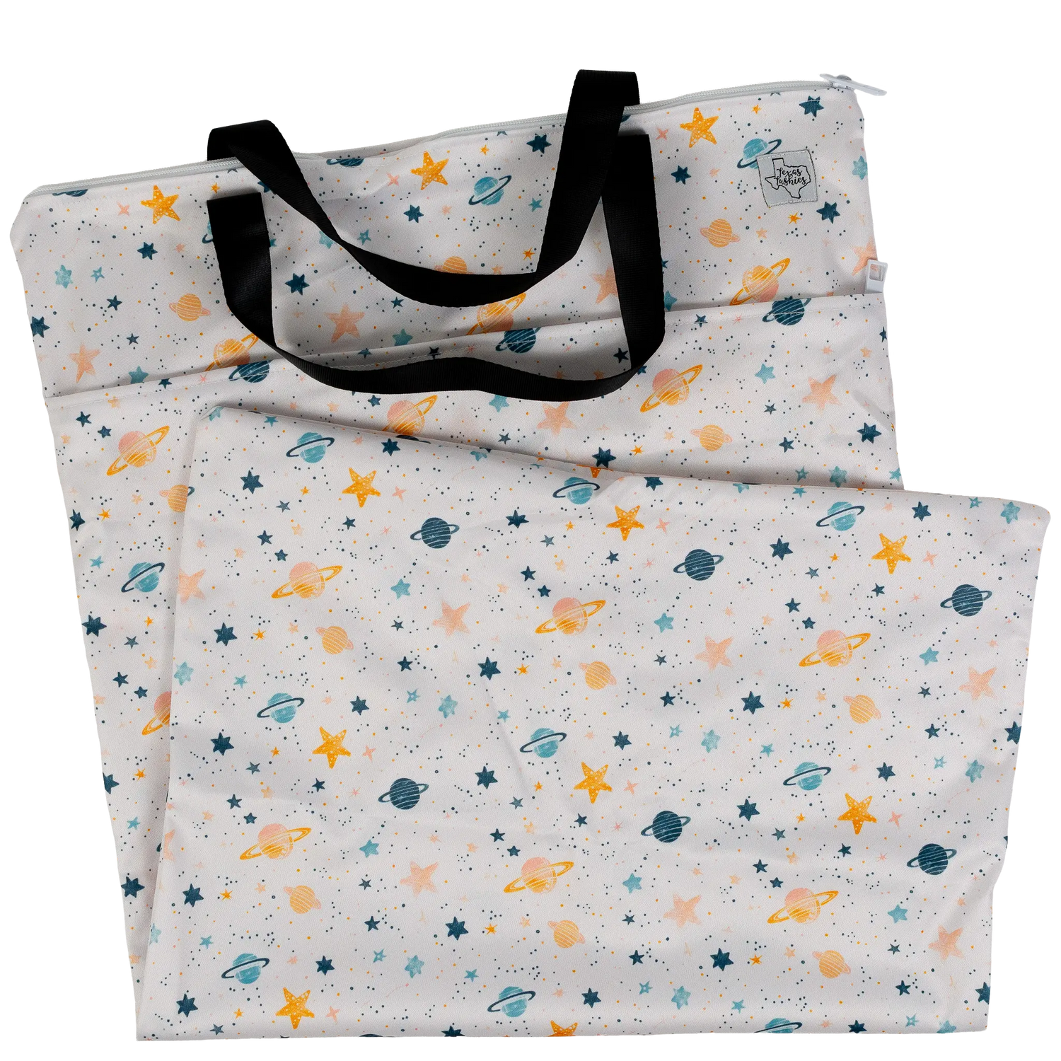 Texas Tushies Texas Tushies Large Hanging Wet Bags with Dual Pockets for Cloth Diapers - Baby & Toddler > Diapering > Diaper Wet Bags Wet Bag