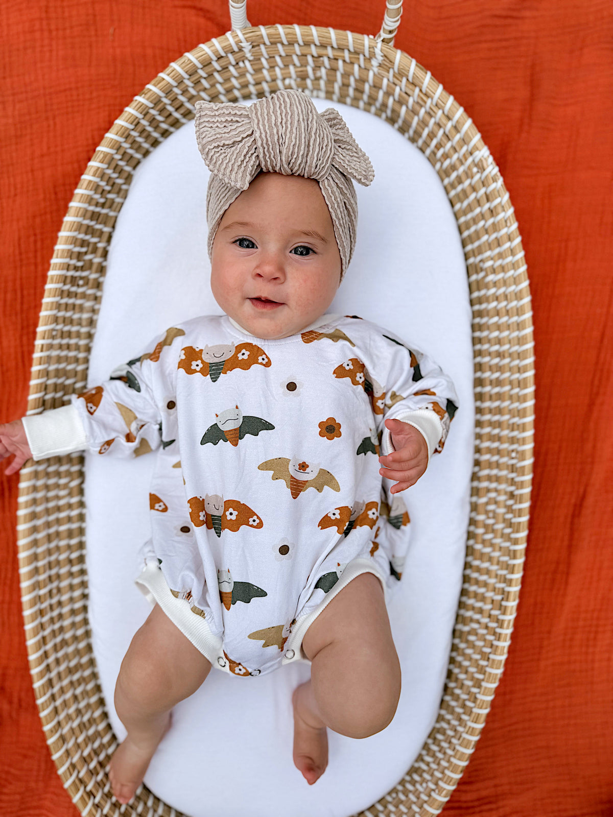 Bamboo Bubble Romper - Boho Bats by Little Joy Co. (view 1 of 7)