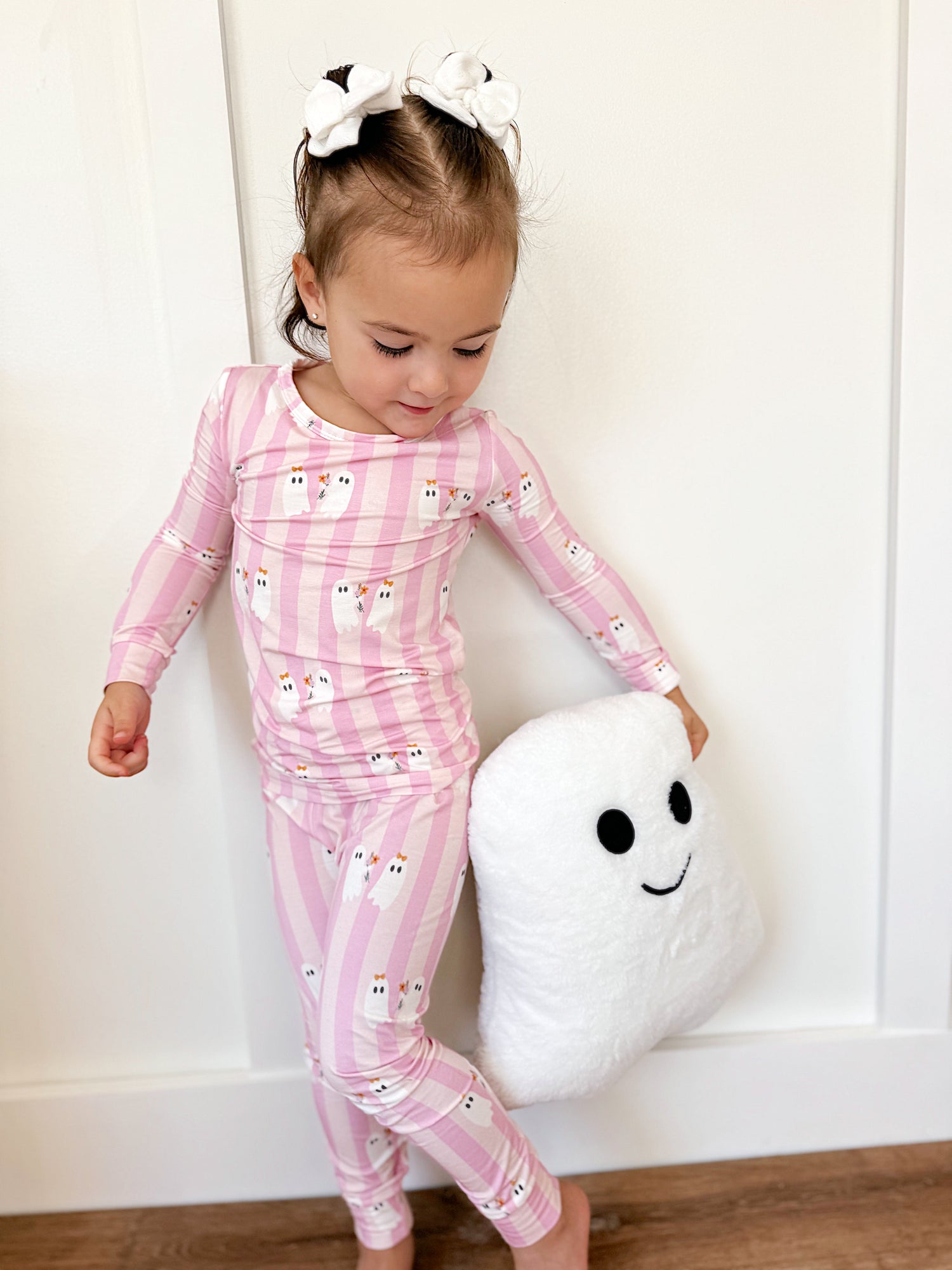 Bamboo Two-Piece Pajama Set - Be My Boo Halloween