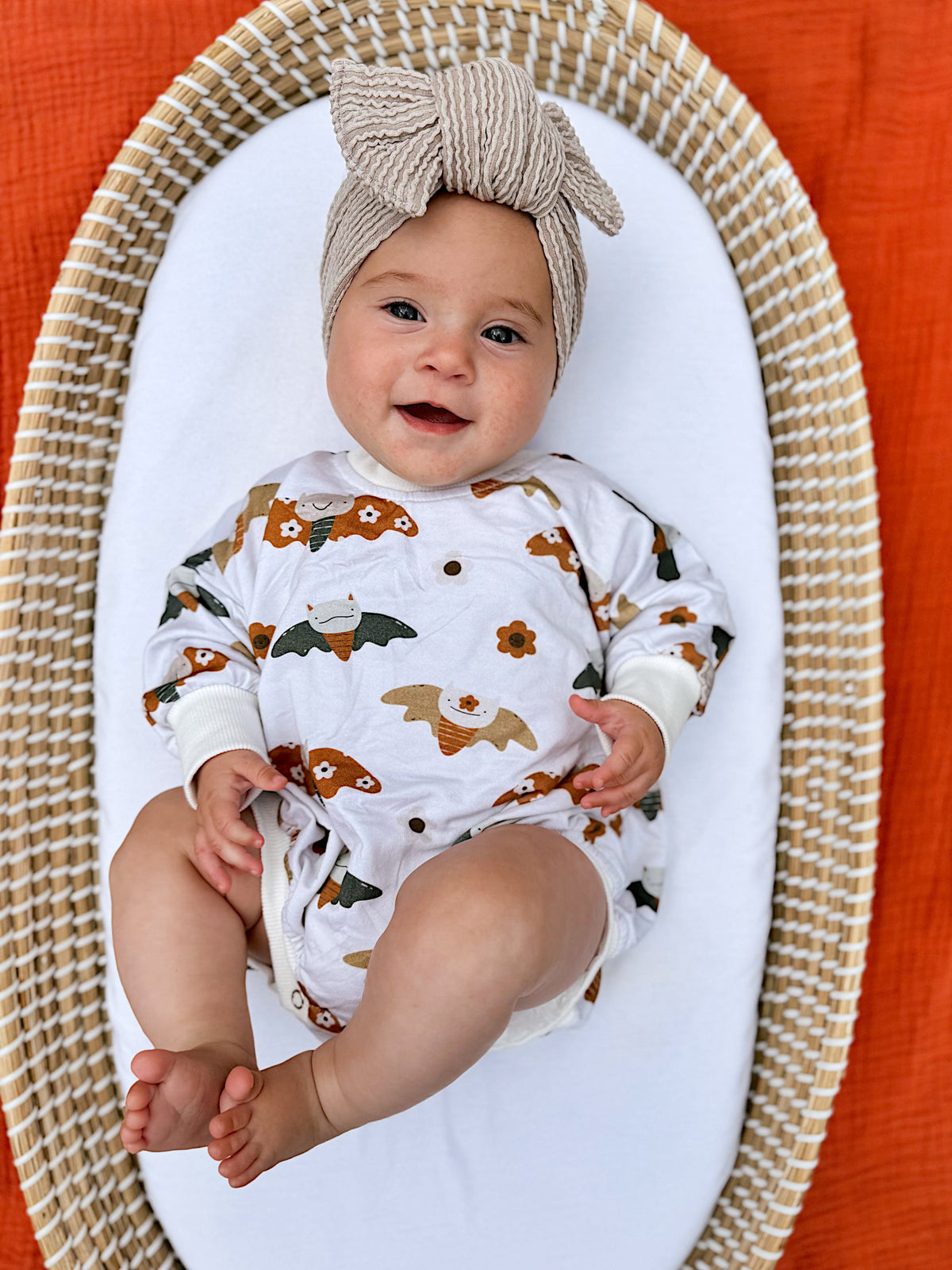 Bamboo Bubble Romper - Boho Bats by Little Joy Co. (view 2 of 7)