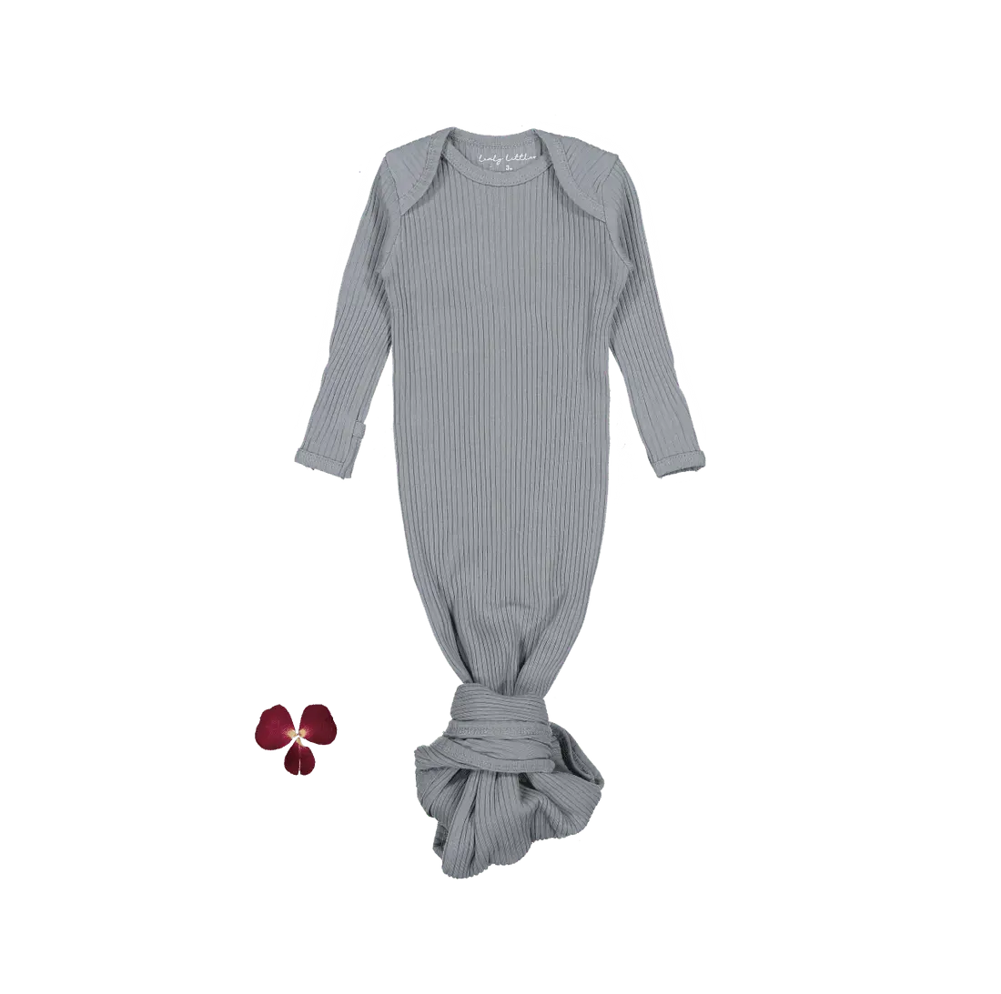 Lovely Littles The Baby Gown - Slate - 