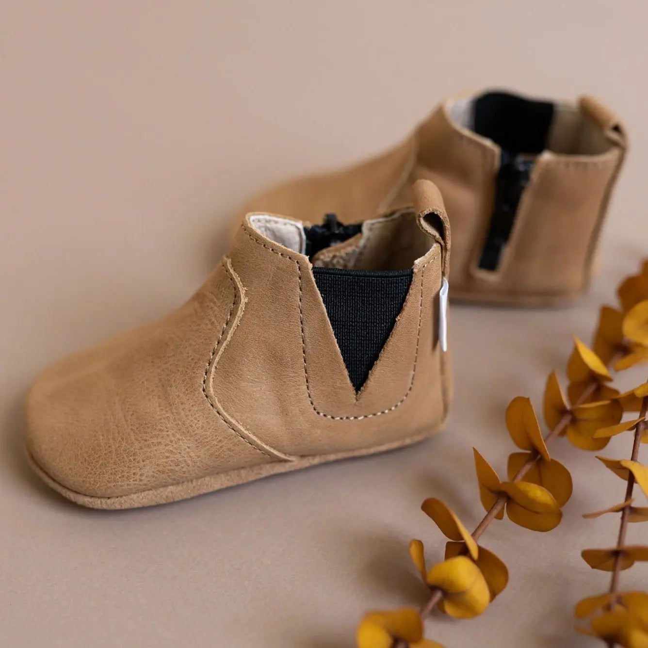 Little Love Bug Co. Comfortable The Chelsea Boots with Inner Zipper for Active Kids - Apparel & Accessories > Shoes > Baby & Toddler Shoes > Baby & Toddler Boots Boot