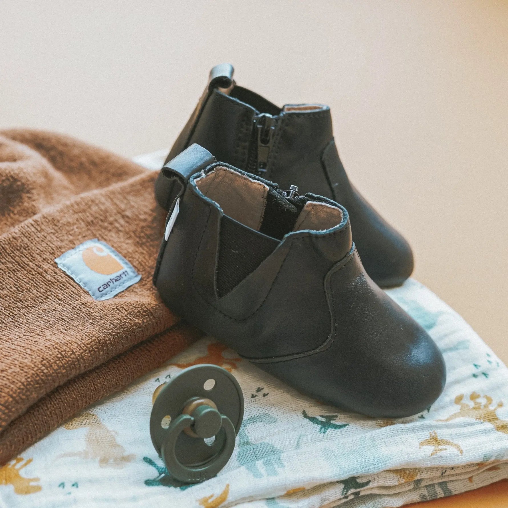 Little Love Bug Co. Comfortable The Chelsea Boots with Inner Zipper for Active Kids - Apparel & Accessories > Shoes > Baby & Toddler Shoes > Baby & Toddler Boots Boot