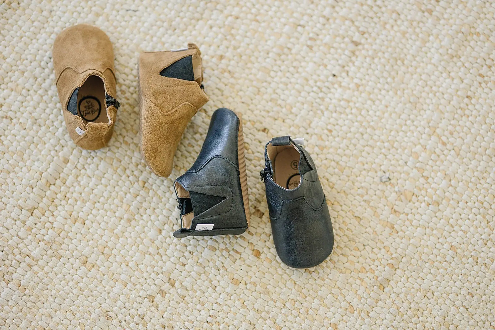 Little Love Bug Co. Comfortable The Chelsea Boots with Inner Zipper for Active Kids - Apparel & Accessories > Shoes > Baby & Toddler Shoes > Baby & Toddler Boots Boot