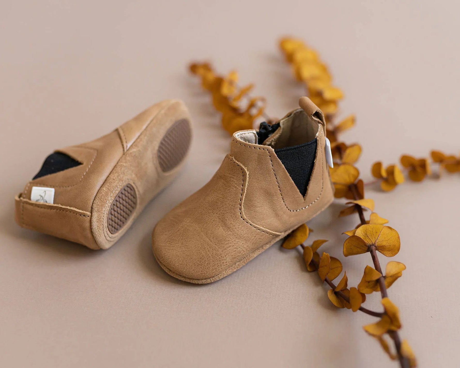 Little Love Bug Co. Comfortable The Chelsea Boots with Inner Zipper for Active Kids - Apparel & Accessories > Shoes > Baby & Toddler Shoes > Baby & Toddler Boots Boot