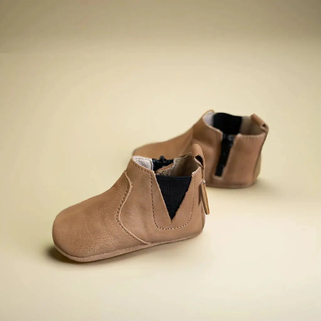 Little Love Bug Co. Comfortable The Chelsea Boots with Inner Zipper for Active Kids - Apparel & Accessories > Shoes > Baby & Toddler Shoes > Baby & Toddler Boots Boot