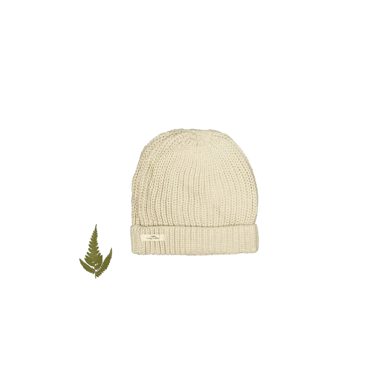 Lovely Littles The Chunky Knit Hat - Bone - 