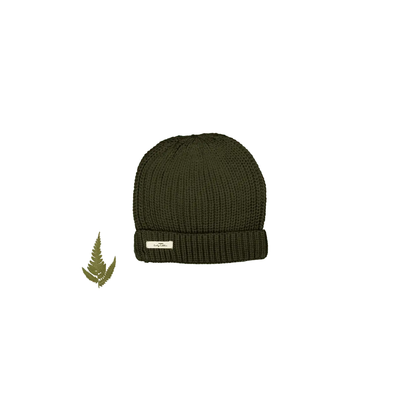 Lovely Littles The Chunky Knit Hat - Moss - 