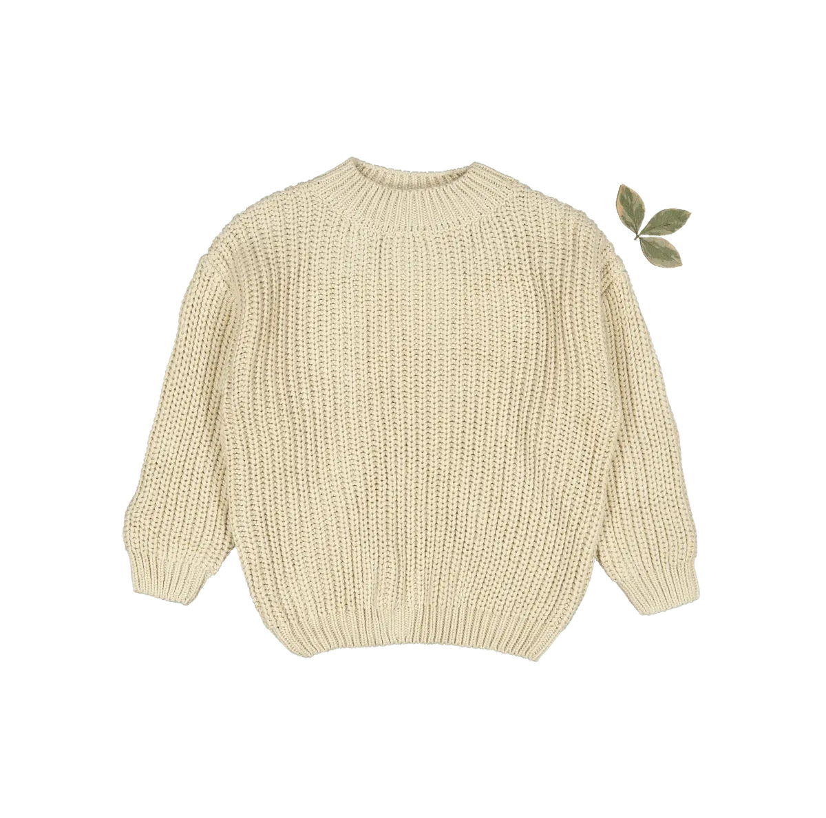 Lovely Littles The Chunky Knit Sweater - Bone - 