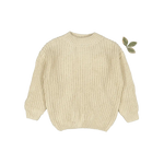 Lovely Littles The Chunky Knit Sweater - Bone - 