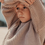 Lovely Littles The Chunky Knit Sweater - Mauve - 