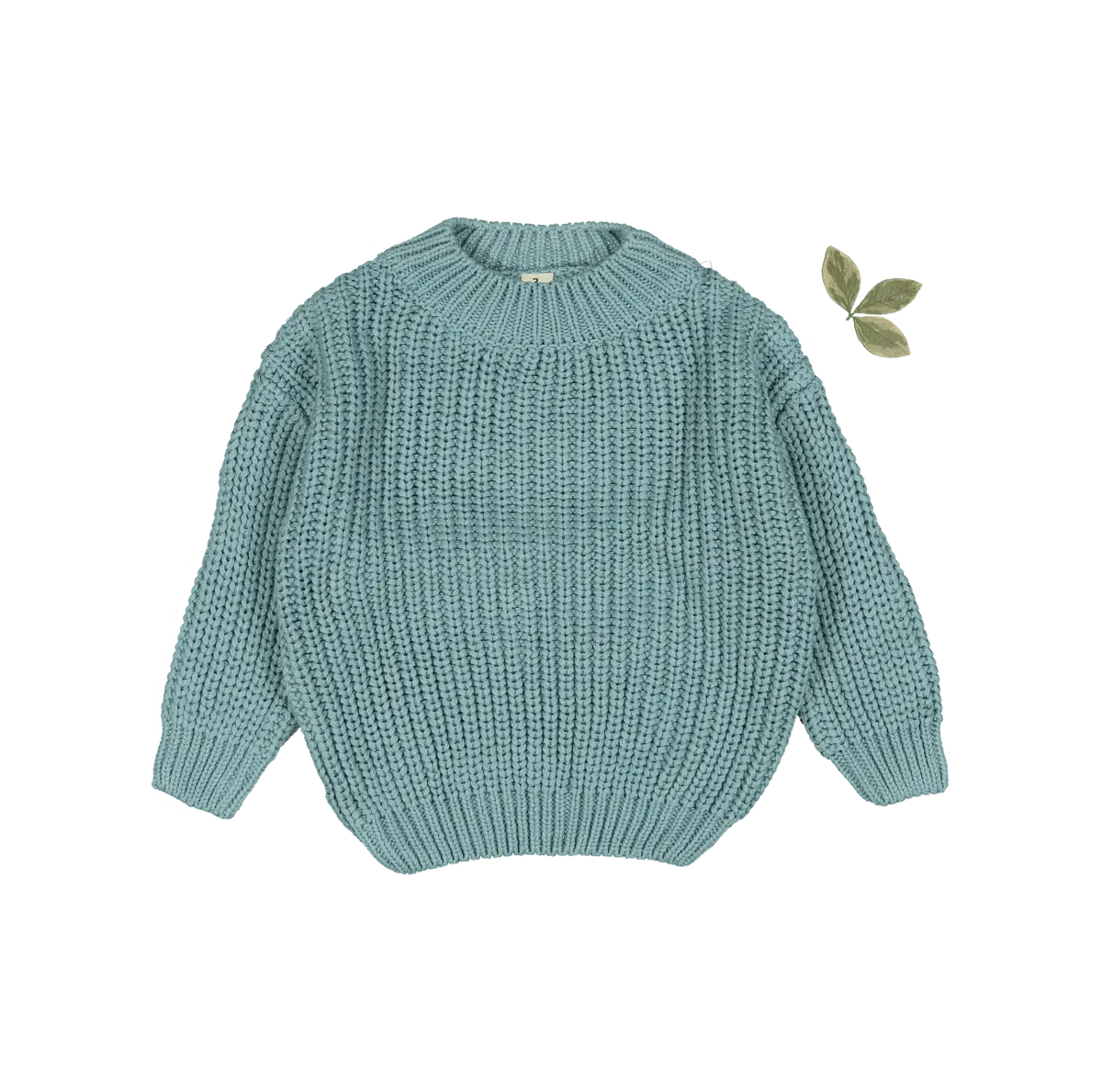 The Chunky Knit Sweater - Ocean - Textile, Fashion, Woolen, Wool, Knitting | Everetts Place