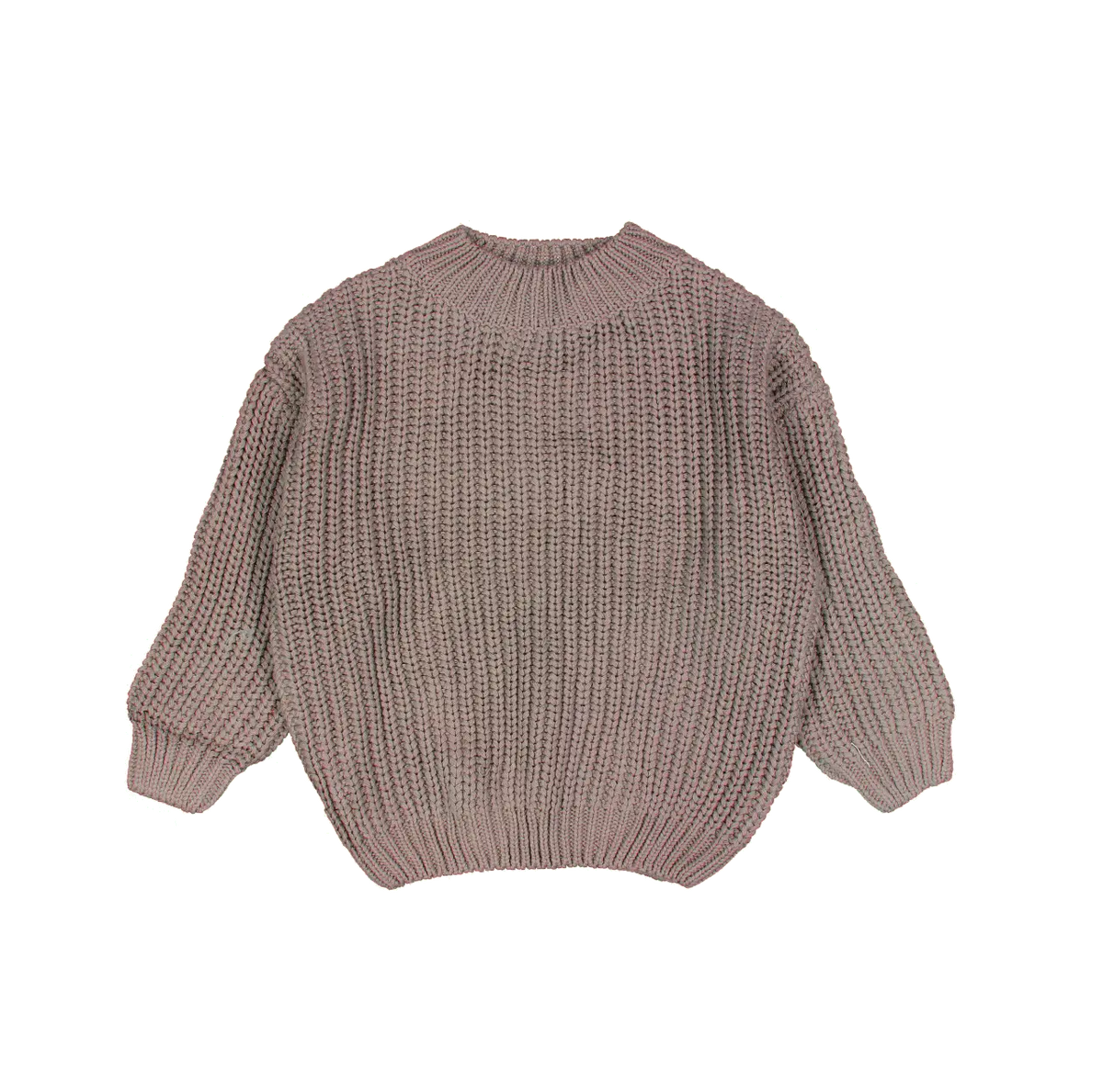 The Chunky Knit Sweater - Taupe - Sleeve, Fashion, Textile, Woolen, Wool | Everetts Place