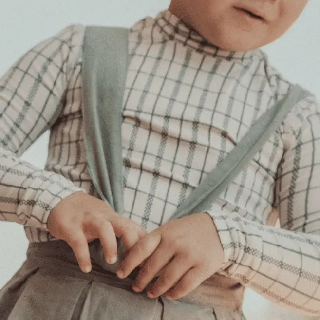 Lovely Littles The Corduroy Dress - Sage - 