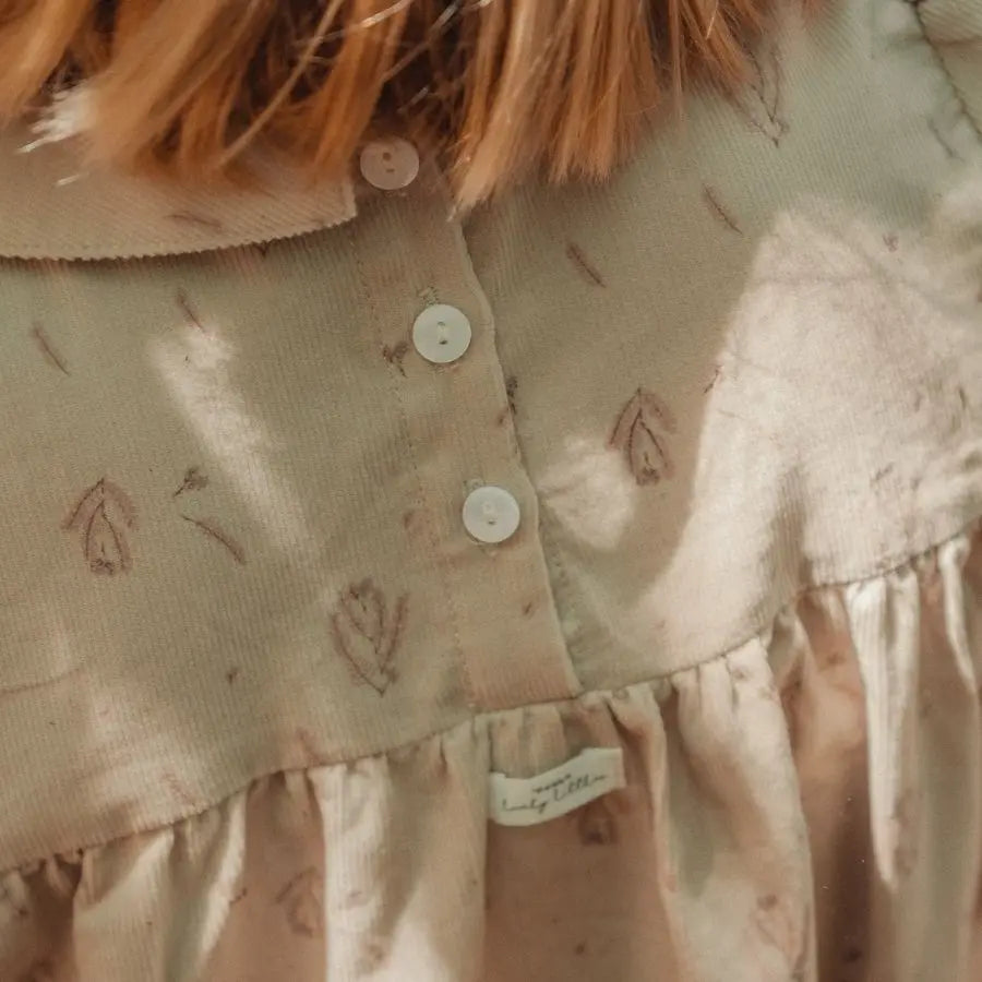 Lovely Littles The Corduroy Tunic - Ember - 