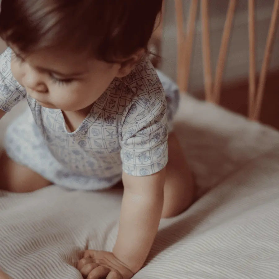 Lovely Littles The Denim Bloomer - Starfish - 