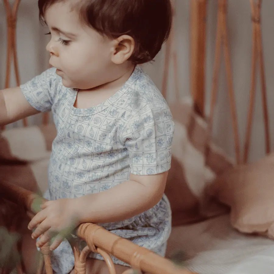 Lovely Littles The Denim Bloomer - Starfish - 