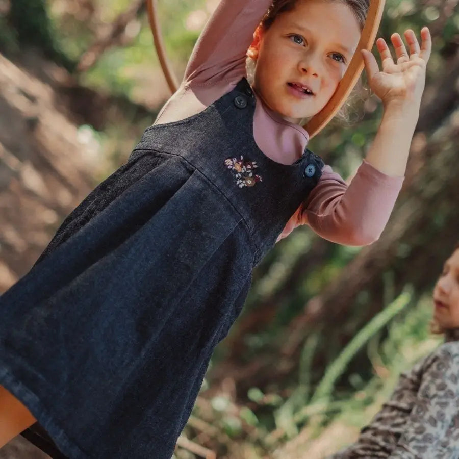 Lovely Littles The Denim Dress - Black - 