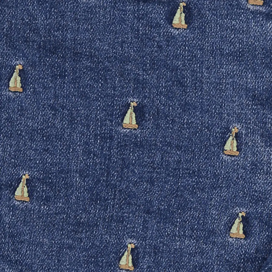 Lovely Littles The Denim Short - Mini Sailboat - 