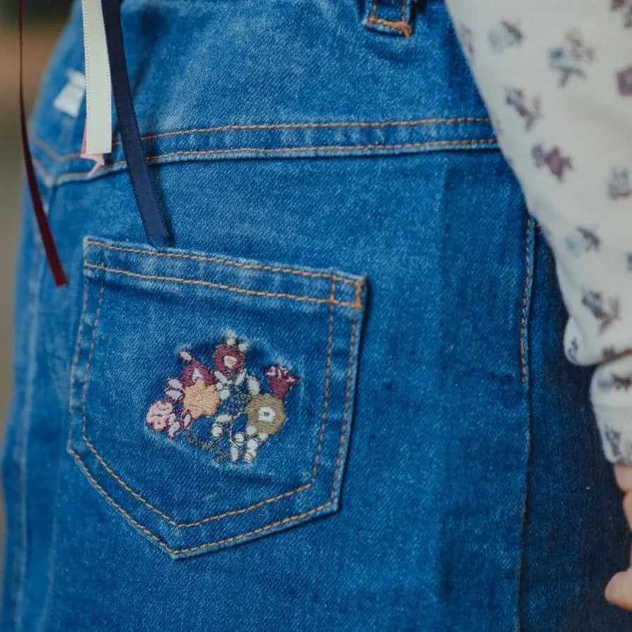 Lovely Littles The Denim Skirt - Blue - 