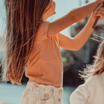 Lovely Littles The Denim Skirt - Rose Stripe - 