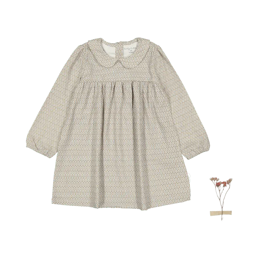 The Dressy Collar Dress - Leaf - Sleeve, Textile, Collar, One-piece garment, Day Dress | Everetts Place