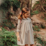 Lovely Littles The Dressy Collar Dress - Leaf - 
