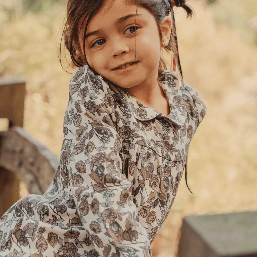 Lovely Littles The Dressy Collar Dress - Magnolia - 