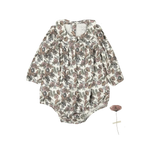 The Dressy Romper - Magnolia - Sleeve, Baby & Toddler Clothing, Textile, One-piece garment, Pattern | Everetts Place