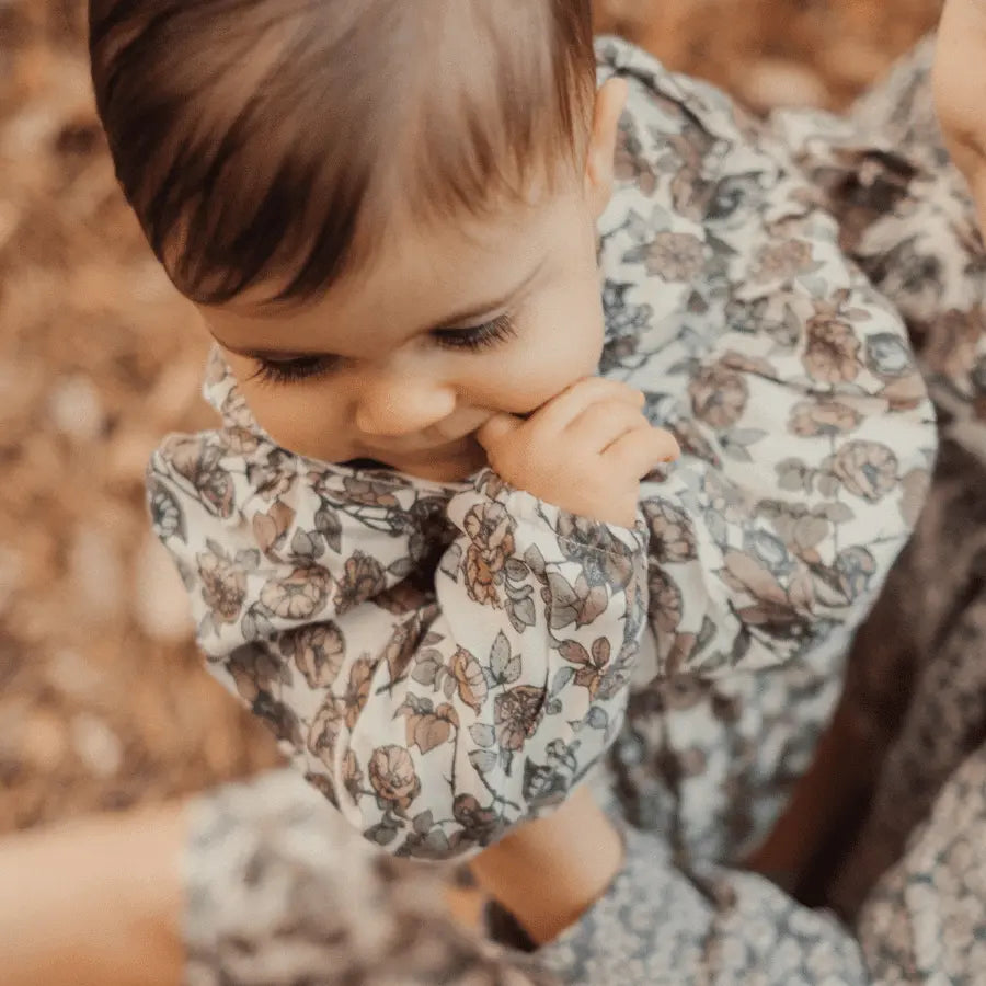 Lovely Littles The Dressy Romper - Magnolia - 