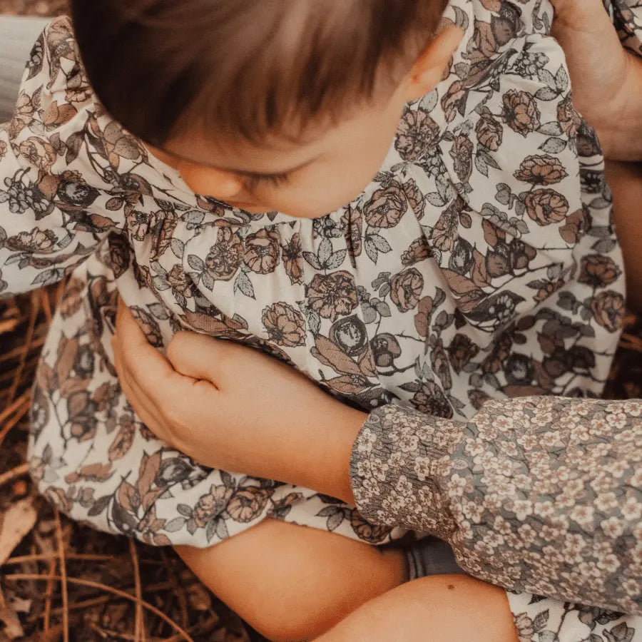 Lovely Littles The Dressy Romper - Magnolia - 