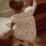Lovely Littles The Dressy Romper - Seashell - 