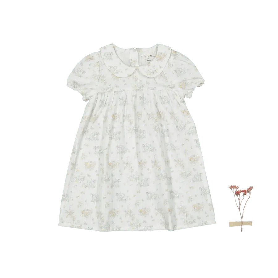 Lovely Littles The Dressy Short Sleeve Collar Dress - Amelia - 