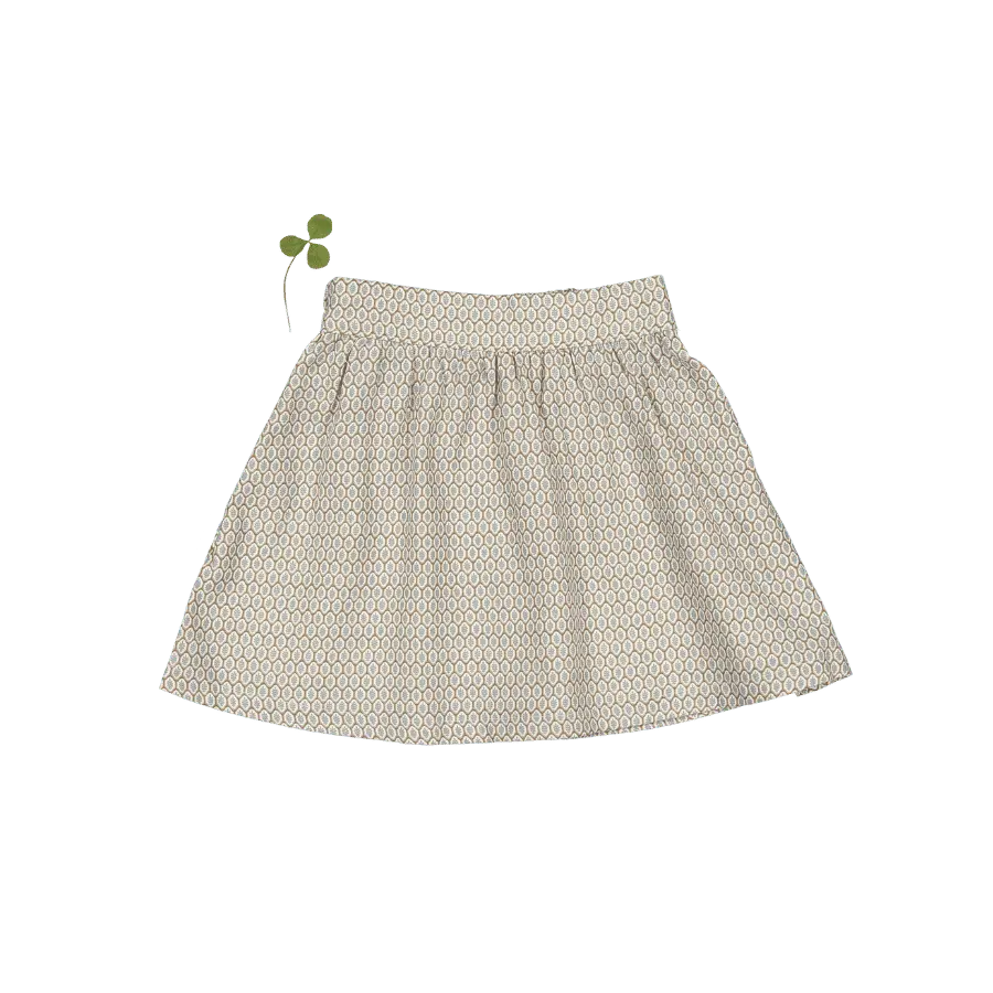 The Dressy Skirt - Leaf - White, Textile, Skort, Tennis Skirt, A-line | Everetts Place