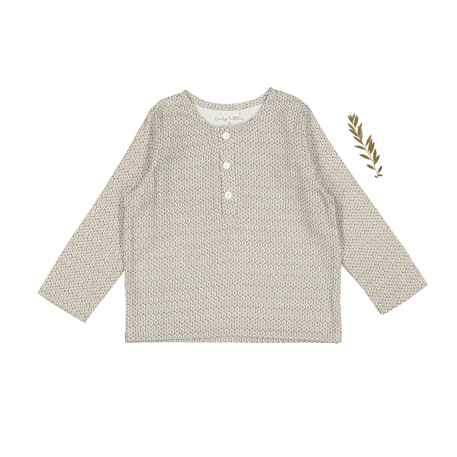 The Dressy Tunic - Leaf - Sleeve, Textile, Pattern, Sweater, Button | Everetts Place