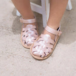Little Love Bug Co. Ella Sandal with Elastic Entrance for Little Girls Everyday Wear - Apparel & Accessories > Shoes > Baby & Toddler Shoes > Baby & Toddler Sandals Sandal