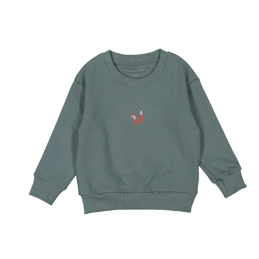 The Embroidered Sweatshirt - Fox - Sleeve, Textile, Active Shirt, Long-sleeved T-shirt, Sweater | Everetts Place