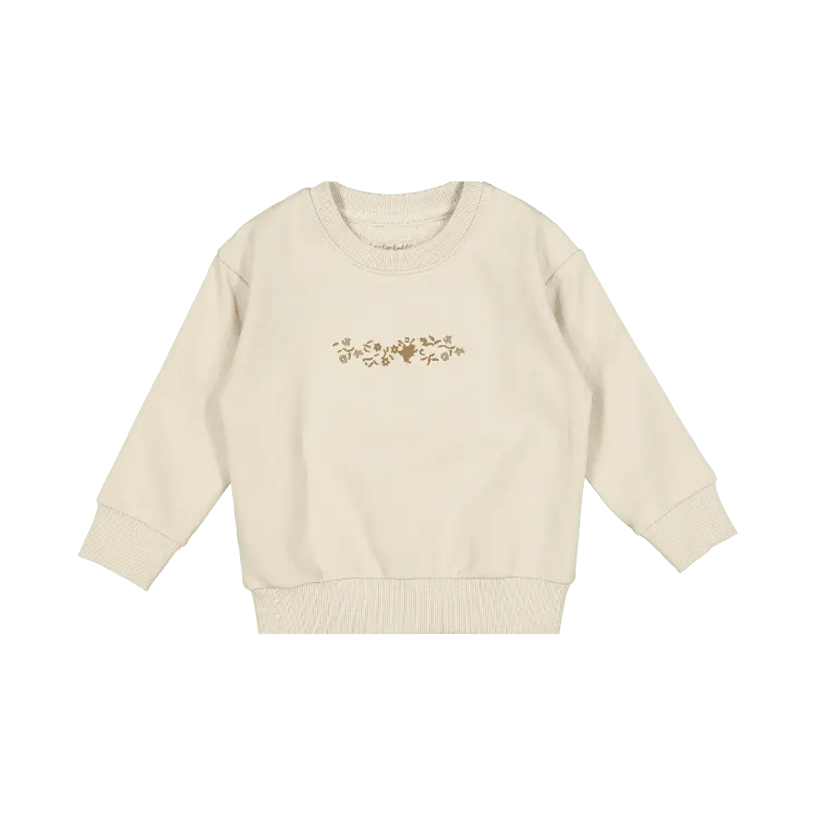 Lovely Littles The Embroidered Sweatshirt - Jasper - 