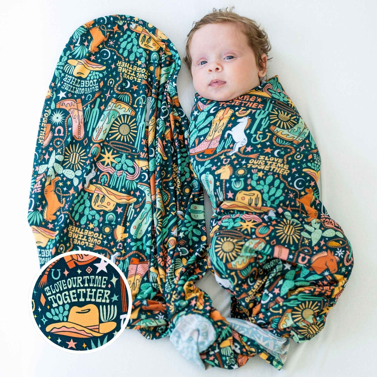 Raising Mama The Forever Swaddle Blanket | Wild West - 