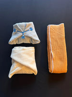 The Good Village Cloth Co. 3 - Pack Origami Smart Flats - 