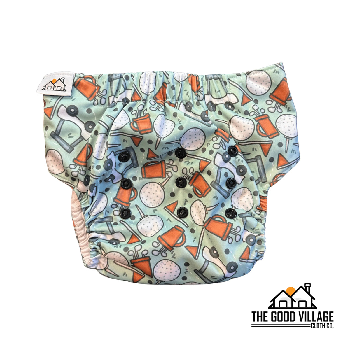 The Good Village Cloth Co. Toddler Trainers - Tee Time - 