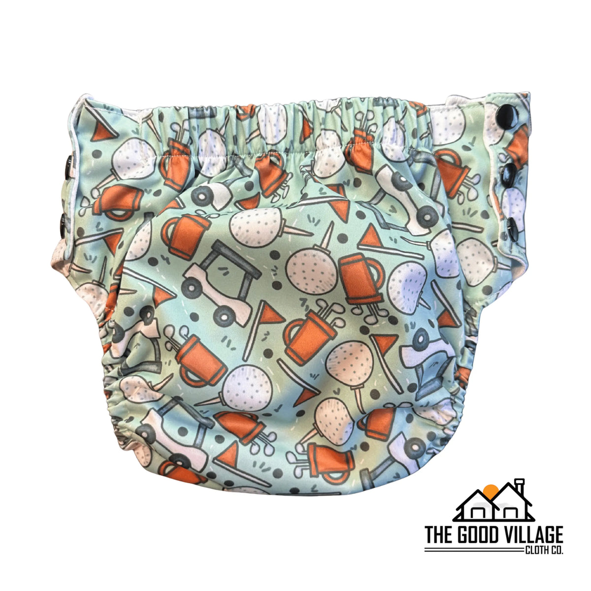 The Good Village Cloth Co. Toddler Trainers - Tee Time - 