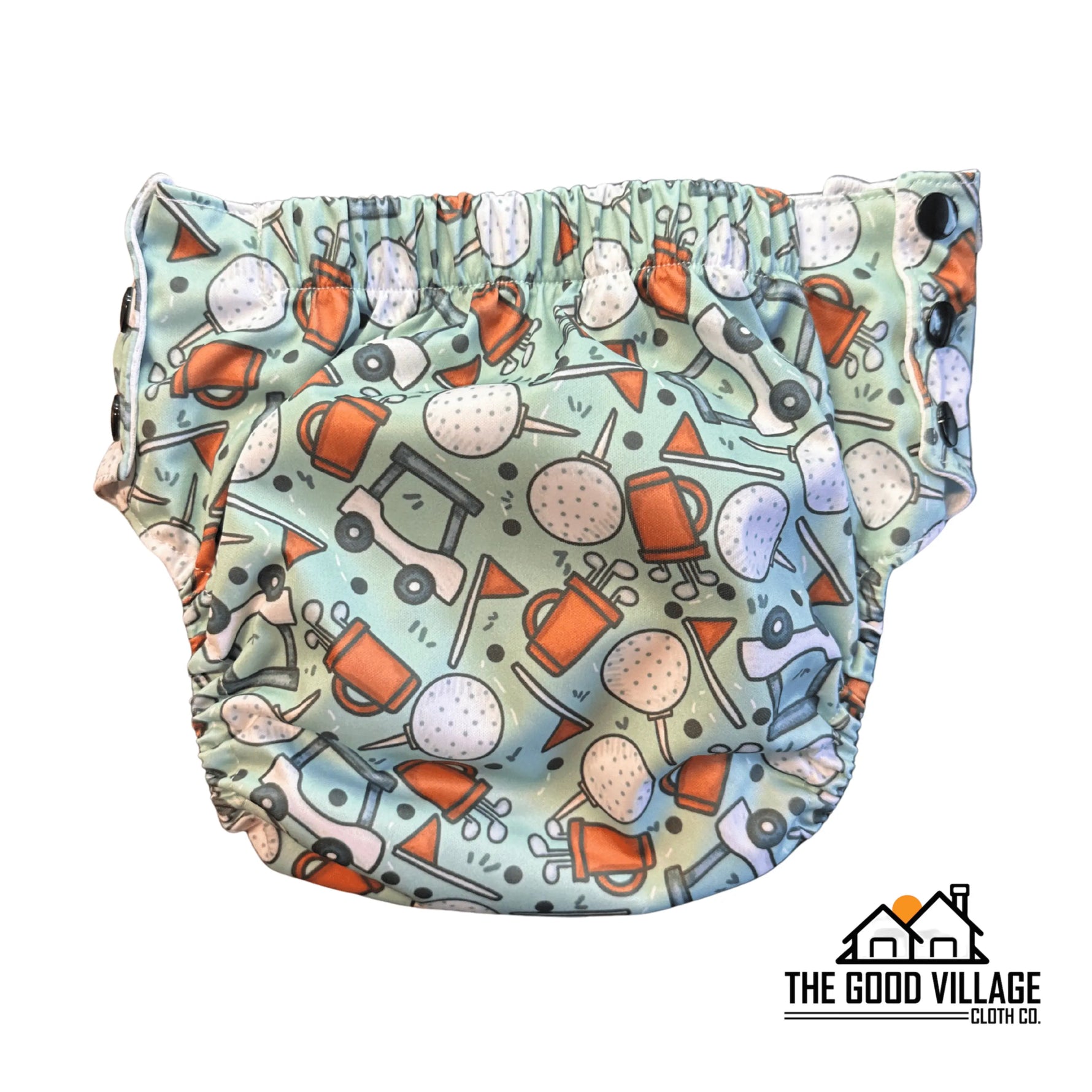 The Good Village Cloth Co. Toddler Trainers - Tee Time - 