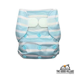The Good Village Cloth Co. Newborn All - in - One Diaper | Sailor's Breeze - 