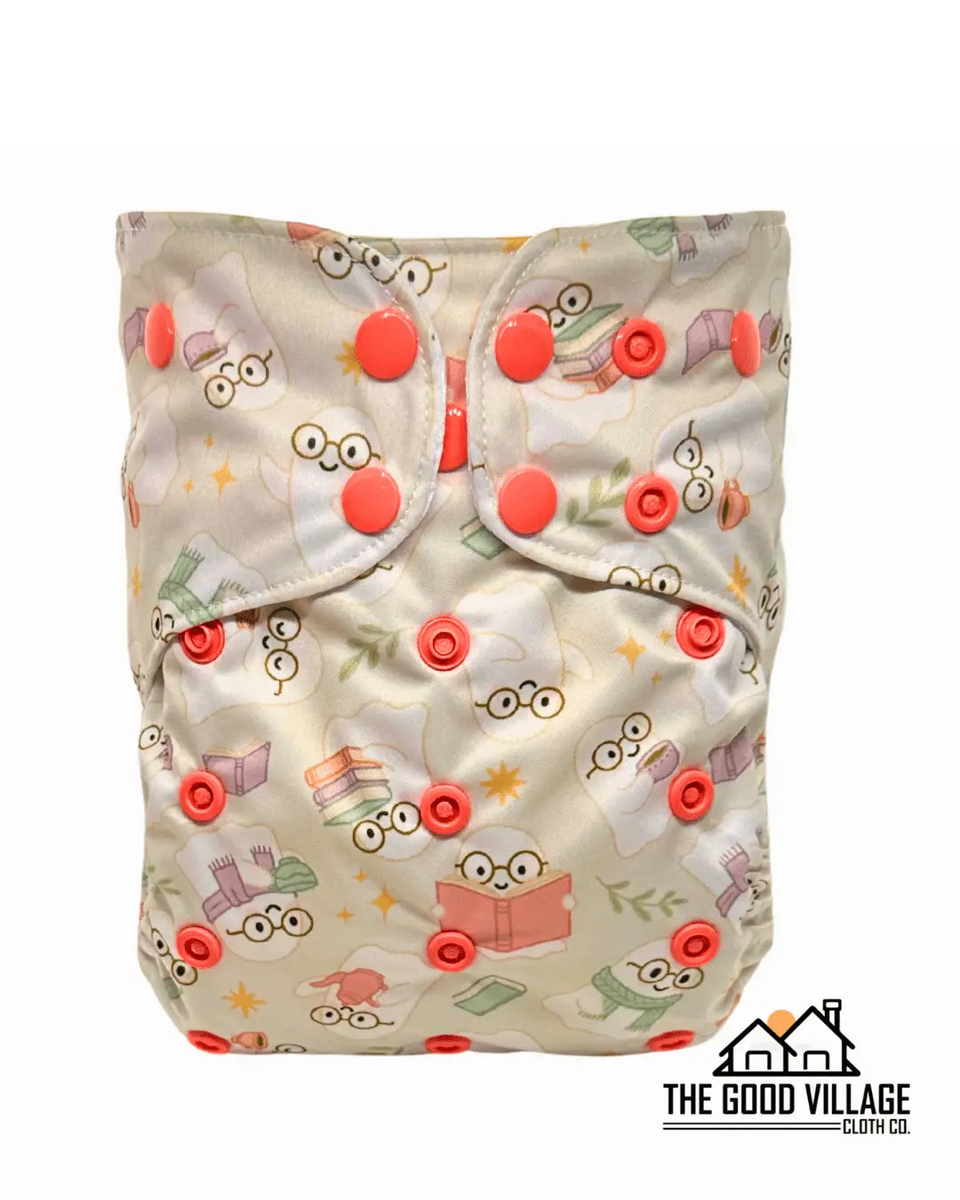 The Good Village Cloth Co. One Size Pocket Diaper - Haunted Hobbies - 