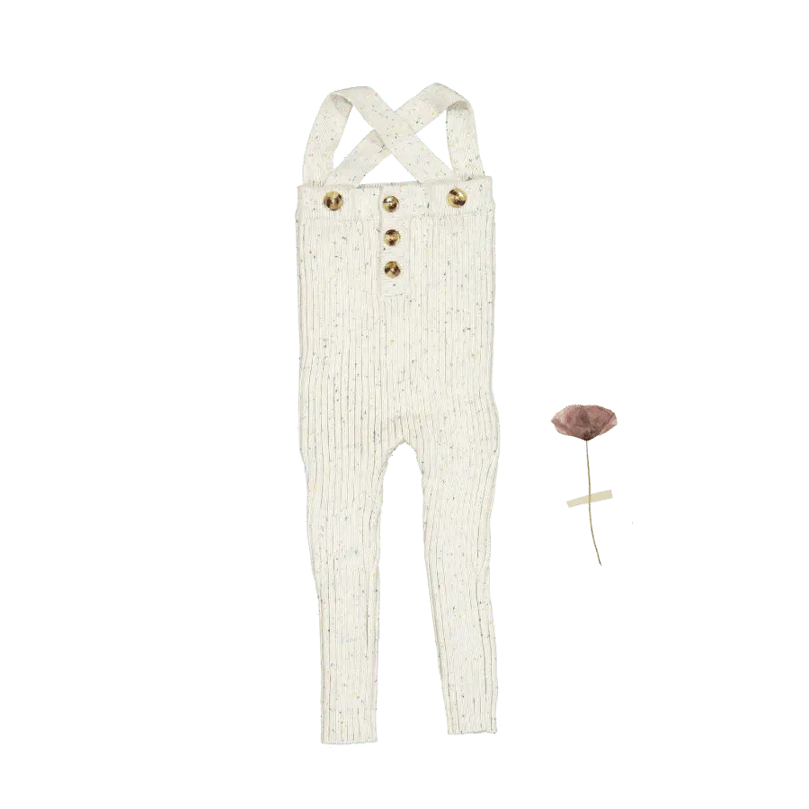 The Knit Overall - Confetti - Baby & Toddler Clothing, Overall, Button, Wool, Suspenders | Everetts Place