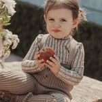 Lovely Littles The Knit Overall - Espresso - 