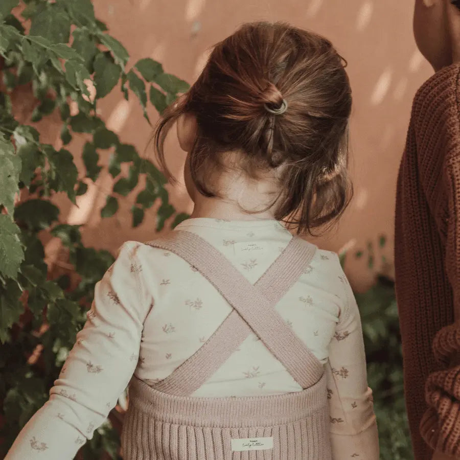 Lovely Littles The Knit Overall - Mauve - 