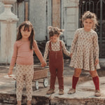 Lovely Littles The Knit Overall - Rosewood - 