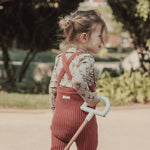 Lovely Littles The Knit Overall - Rosewood - 